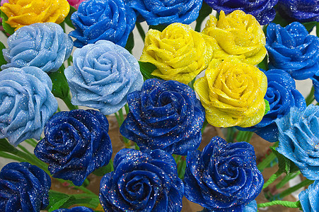 玫瑰花花园混合物玫瑰花束花瓣一体化念日园艺梦幻花朵图片