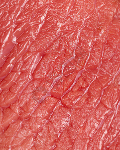 红肉低脂肪细节腰部肌肉奶牛鱼片红色牛肉纤维背景图片