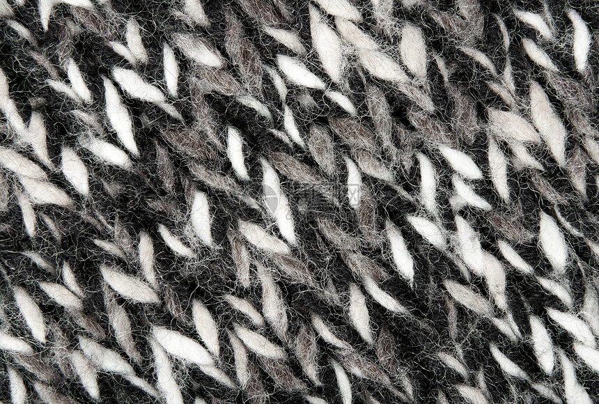 温暖的羊毛编织纹理图片