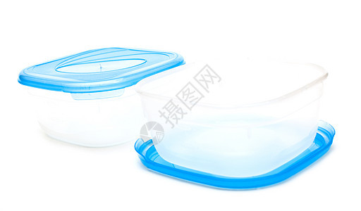 塑料塑料容器正方形厨房炊具贮存商品白色养护野餐盒子食谱图片