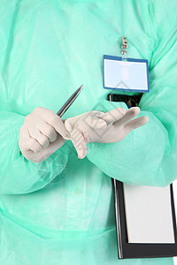 外科医生戴上医疗手套面具帮助卫生助手病人保健工人科学家临床医院图片