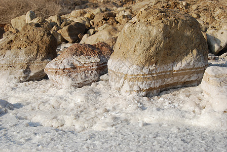 食盐海岸编队药品海滩水晶矿物干旱石头气候旅行岩石图片