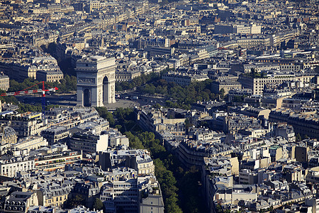 巴黎纪念碑旅游景观天空全景街道天线宫殿首都旅行图片