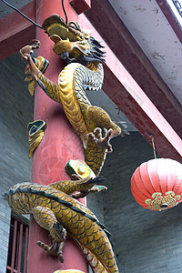 中国寺庙的龙门石头雕塑雕刻信念宗教信仰神话图片