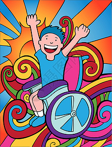 轮轮椅冒险家图片