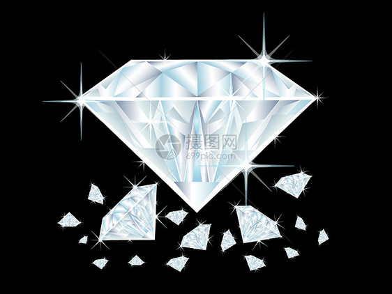钻石玻璃魅力蓝宝石宝石反射奢华未婚妻红宝石礼物财富图片