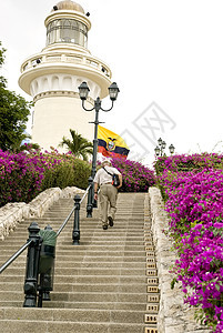 厄瓜多尔瓜亚基尔灯塔公园背景图片