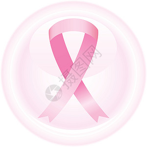 粉红丝带图标背景图片