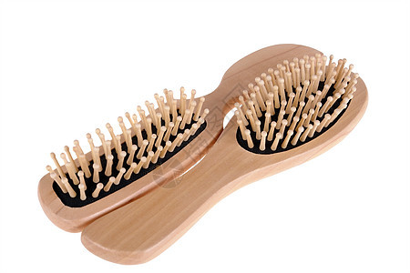 梳子发刷按摩白色刷子卫生木头工具头发乐器理发师图片