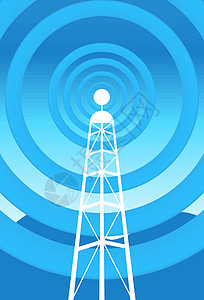 通讯塔收音机技术网络信号电压力量播送变压器框架活力图片