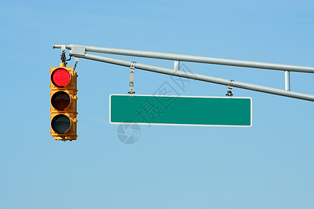 有信号的红色交通信号灯图片