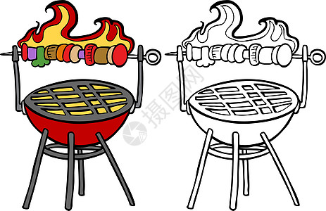 BBQ Grill 与卡布布图片