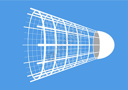 羽毛球 航天飞机配饰假期商品成套标识白色运动羽毛游戏插图图片