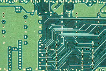 卷饼板背面电路绿色筹码处理器芯片电脑电子产品电子木板电气背景图片