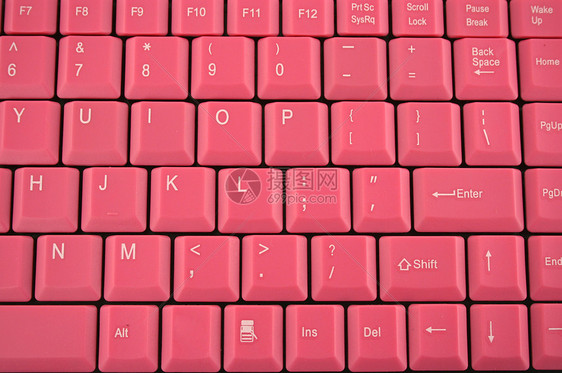 粉色计算机键盘背景图片