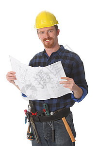 建筑设计图的建筑施工工人人数职业成功商业工作建筑学设计师房子衬衫熟练工维修图片