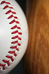 棒球和球棒图片
