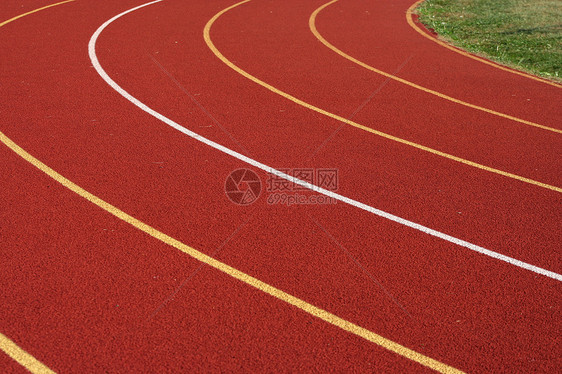 运行轨道运动线条短跑体育场车道曲目速度学校竞技跑步图片