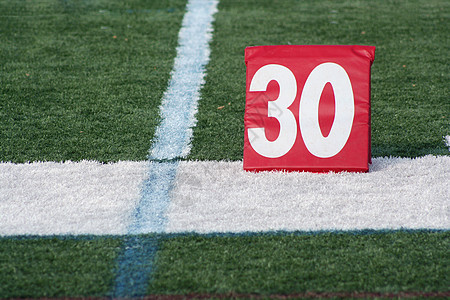 足球三十个院落标记草皮运动场竞技团队绿色足球场线条运动法庭游戏图片