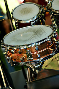 Snare 鼓鼓鼓手圈套金属乐器白色图片