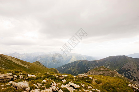 山山脉场地草地全景树木爬坡山脉森林风景顶峰环境图片