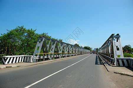 桥建筑景观工程天空城市场景运输蓝色旅行桥接图片