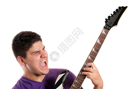 电子吉他播放器唱歌摇滚戏剧吉他手玩家音乐艺术家工作室乐趣青少年图片
