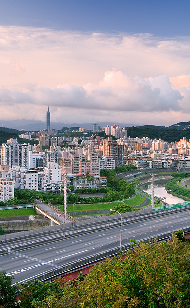 高速公路城景城市公寓景观街道蓝色建筑旅游市中心地标旅行天空图片