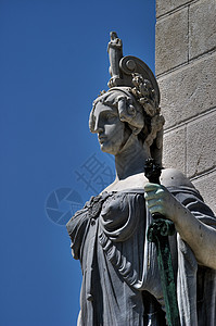 宪法女士法律雕像背景图片