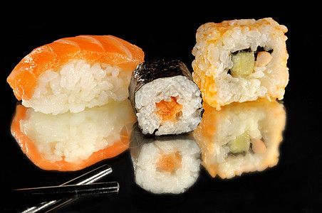 寿司美食午餐筷子螃蟹食物海鲜图片