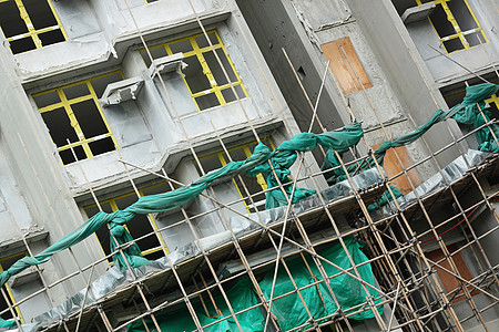 建筑工地工作建筑学职场建造金属组装项目天空脚手架头盔图片