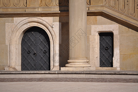 克拉科夫的瓦利城堡大教堂历史纸巾住宅正方形市场皇家图片