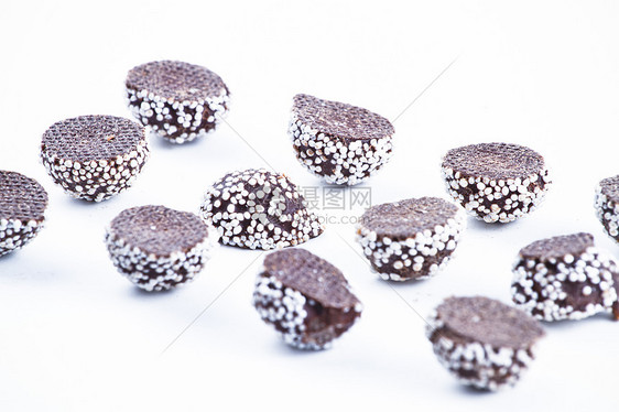 小糖果涂小巧克力奶油糖衣乐趣牙龈甜点团体欢乐果味多样性食物催肥图片