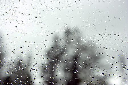 玻璃上滴水蓝色液体天气水滴水平气象窗户墙纸气泡照片图片