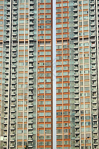拥挤的公寓街区住房建筑学摩天大楼建筑高层窗户住宅房屋高楼城市图片