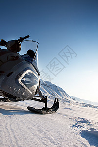 雪地流动摩托车白色滑雪图片