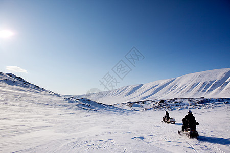 北冬季兰地旅行女士环境车辆气候旅游场景荒野滑雪道摩托车图片