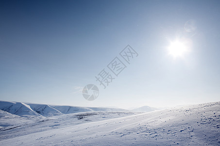 冬季风雪风景气候环境场景荒野旅游蓝色地形图片