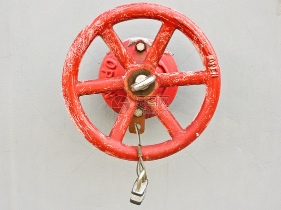 Sprinkler 系统  细节情况洒水器警告警报车站工业气体帮助安全红色图片