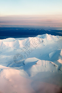 雪山区域风景白色山脉天空高山蓝色冰川全景顶峰图片