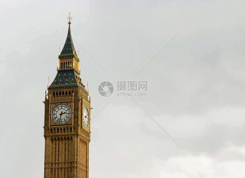 大苯旅行天空地标吸引力建筑钟楼英语中心愁云首都图片