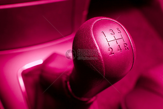 齿杆红色汽车车辆紫色赛车座舱变速箱运动速度传输图片