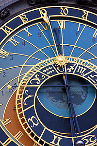 布拉格天文学时钟 - 垂直图片