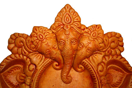 Ganesha 艺术背景图片