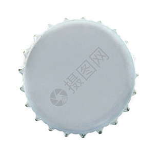 瓶盖圆形闪耀啤酒空白按钮金属豪饮瓶子苏打宏观图片