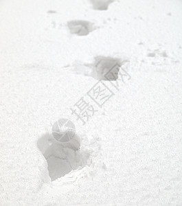 雪中脚步路线小路痕迹踪迹途径人行道探索脚步声印象季节图片