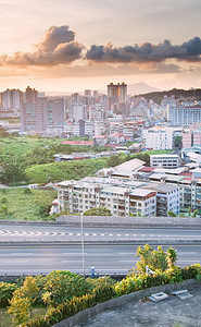 高速公路城景城市旅游景观旅行城市天际街道地标天空场景建筑图片