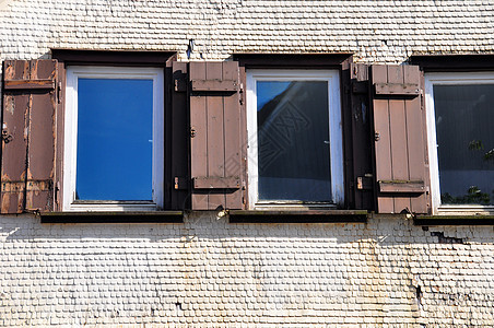 窗户玻璃建筑学反射房子建筑石头图片