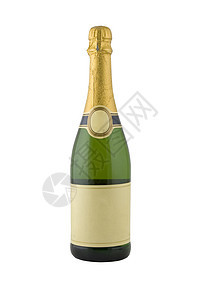 绿色香槟酒瓶软木金子液体工作室瓶子生日派对餐厅庆典饮料图片