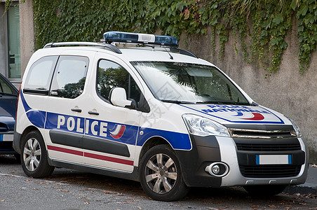 法国现代警车图片